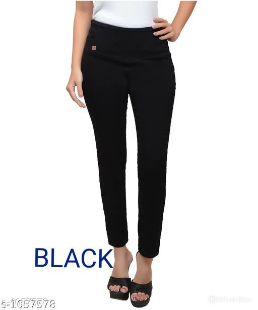 Stylish Solid Denim Jeans Vol 6