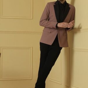 Mauve Blazer Set For Men