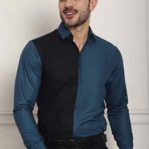 Blue Cotton Shirt For Men