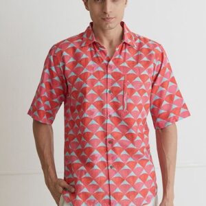 Pink Sunflower Printed Shirt