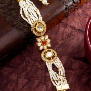 Red Gold Plated Brass Bracelet